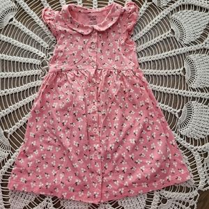 Carter's Size 3T Pink Floral Dress
